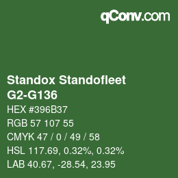 Farbcode: Standox Standofleet - G2-G136 | qconv.com
