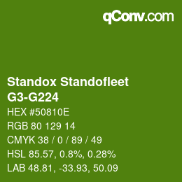 Color code: Standox Standofleet - G3-G224 | qconv.com