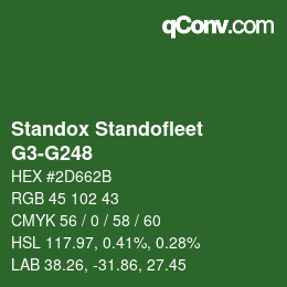 Color code: Standox Standofleet - G3-G248 | qconv.com
