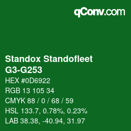 Color code: Standox Standofleet - G3-G253 | qconv.com