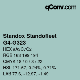 Color code: Standox Standofleet - G4-G323 | qconv.com