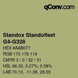 Color code: Standox Standofleet - G4-G328 | qconv.com