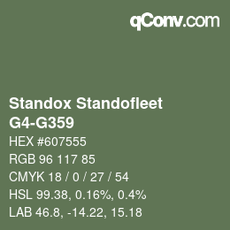 Color code: Standox Standofleet - G4-G359 | qconv.com