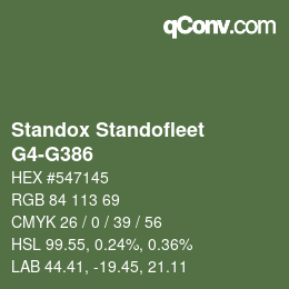 Color code: Standox Standofleet - G4-G386 | qconv.com