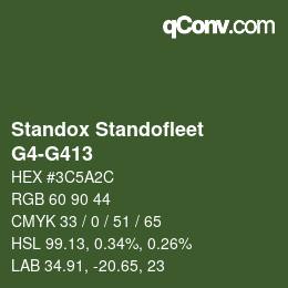Color code: Standox Standofleet - G4-G413 | qconv.com