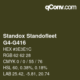 Color code: Standox Standofleet - G4-G416 | qconv.com