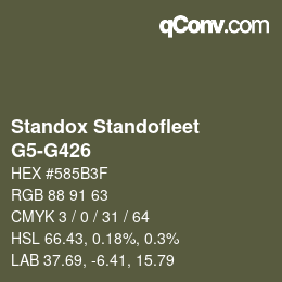 Color code: Standox Standofleet - G5-G426 | qconv.com