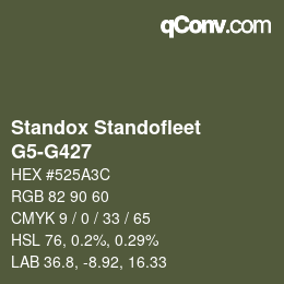 Color code: Standox Standofleet - G5-G427 | qconv.com