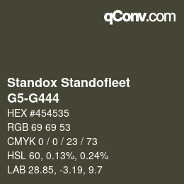 Color code: Standox Standofleet - G5-G444 | qconv.com