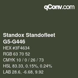 Color code: Standox Standofleet - G5-G446 | qconv.com