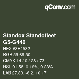 Color code: Standox Standofleet - G5-G448 | qconv.com