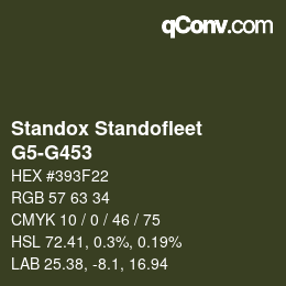 Color code: Standox Standofleet - G5-G453 | qconv.com