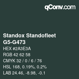 Color code: Standox Standofleet - G5-G473 | qconv.com