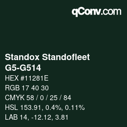 Color code: Standox Standofleet - G5-G514 | qconv.com