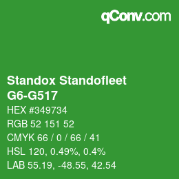 カラーコード: Standox Standofleet - G6-G517 | qconv.com