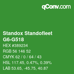 Color code: Standox Standofleet - G6-G518 | qconv.com