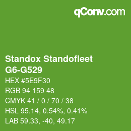 Color code: Standox Standofleet - G6-G529 | qconv.com