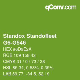 Color code: Standox Standofleet - G6-G546 | qconv.com