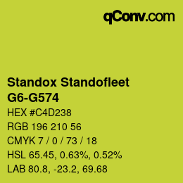 Farbcode: Standox Standofleet - G6-G574 | qconv.com