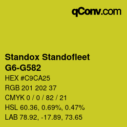Color code: Standox Standofleet - G6-G582 | qconv.com