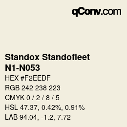 Color code: Standox Standofleet - N1-N053 | qconv.com