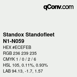 Color code: Standox Standofleet - N1-N059 | qconv.com