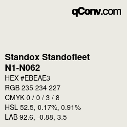 Color code: Standox Standofleet - N1-N062 | qconv.com