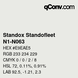 Color code: Standox Standofleet - N1-N063 | qconv.com