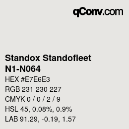 Color code: Standox Standofleet - N1-N064 | qconv.com