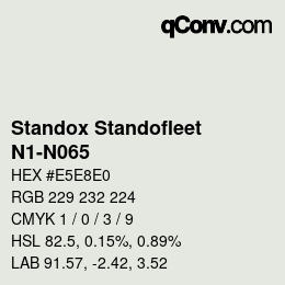 Color code: Standox Standofleet - N1-N065 | qconv.com