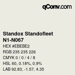 Color code: Standox Standofleet - N1-N067 | qconv.com