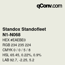 Color code: Standox Standofleet - N1-N068 | qconv.com