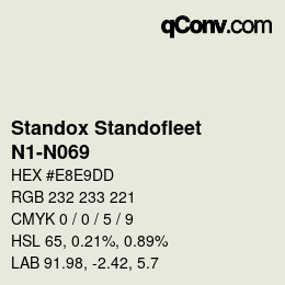 Color code: Standox Standofleet - N1-N069 | qconv.com