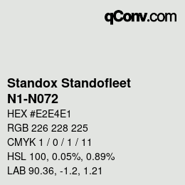 Color code: Standox Standofleet - N1-N072 | qconv.com