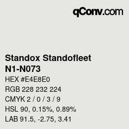 Color code: Standox Standofleet - N1-N073 | qconv.com