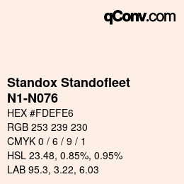 Color code: Standox Standofleet - N1-N076 | qconv.com