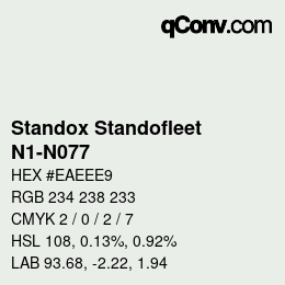 Color code: Standox Standofleet - N1-N077 | qconv.com