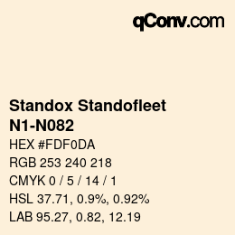 Color code: Standox Standofleet - N1-N082 | qconv.com