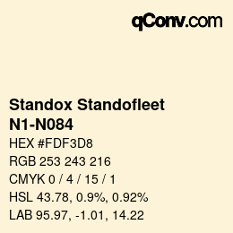 Color code: Standox Standofleet - N1-N084 | qconv.com