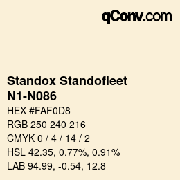 Color code: Standox Standofleet - N1-N086 | qconv.com
