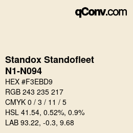 Color code: Standox Standofleet - N1-N094 | qconv.com