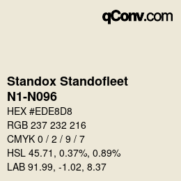 Color code: Standox Standofleet - N1-N096 | qconv.com