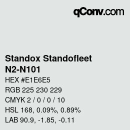 Código de color: Standox Standofleet - N2-N101 | qconv.com