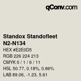 Código de color: Standox Standofleet - N2-N134 | qconv.com