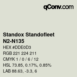 Código de color: Standox Standofleet - N2-N135 | qconv.com