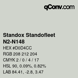 Color code: Standox Standofleet - N2-N148 | qconv.com