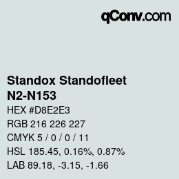 Color code: Standox Standofleet - N2-N153 | qconv.com