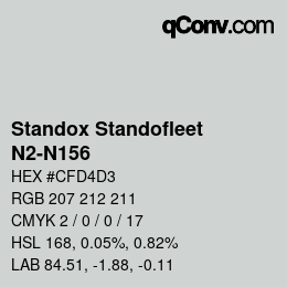 Color code: Standox Standofleet - N2-N156 | qconv.com