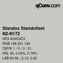 Farbcode: Standox Standofleet - N2-N172 | qconv.com