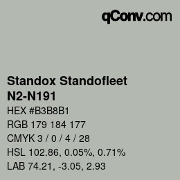 Color code: Standox Standofleet - N2-N191 | qconv.com